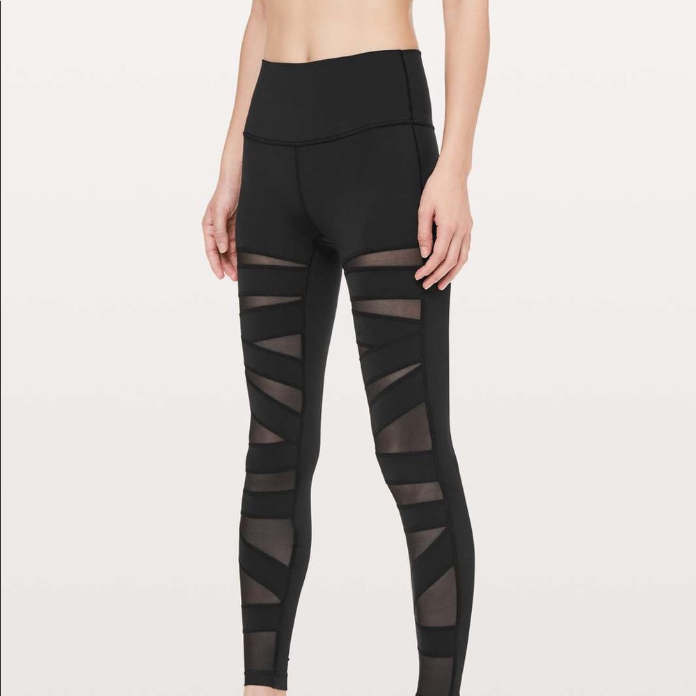 Lululemon Wunder Under High Rise Mesh